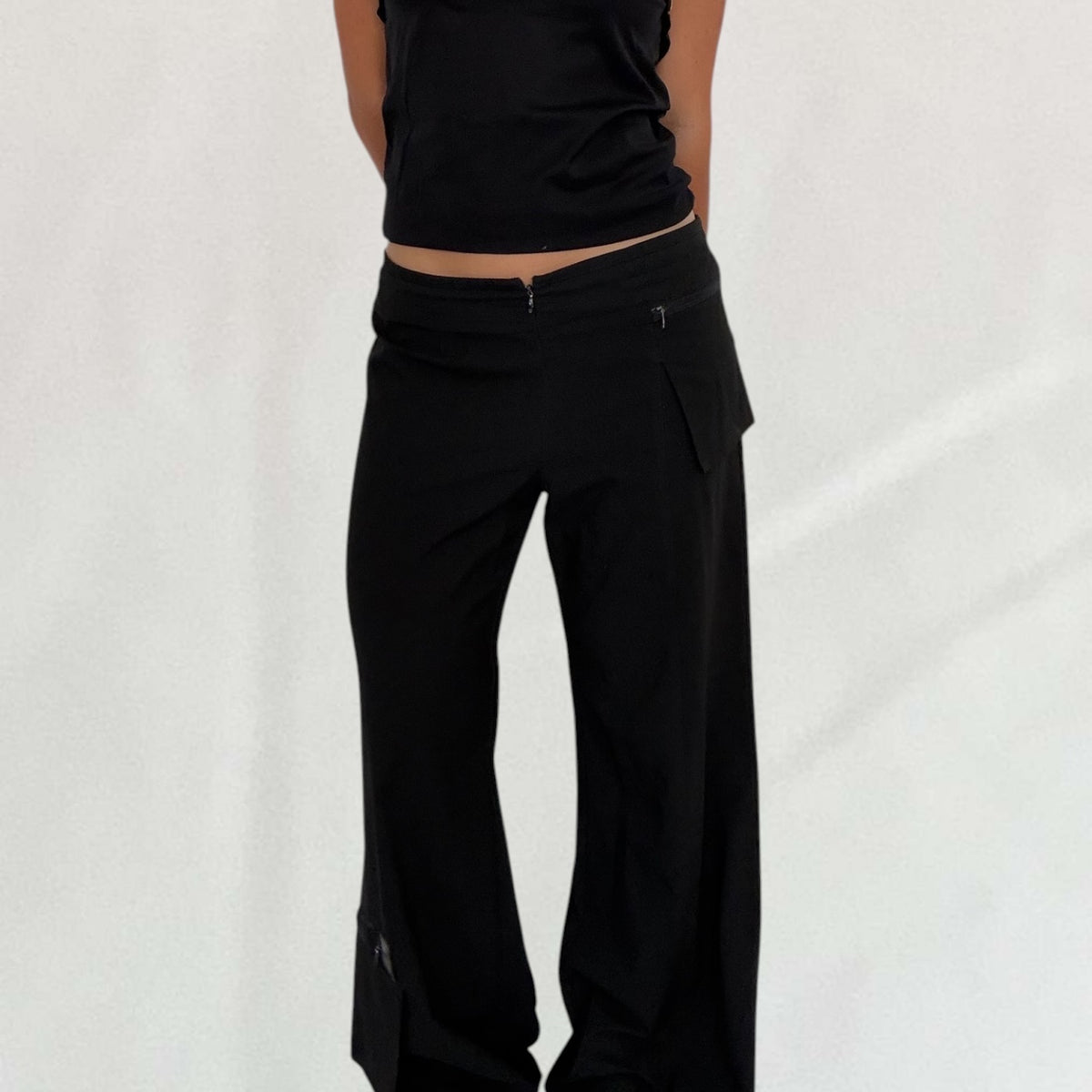 Cop Copine pouch detail trousers