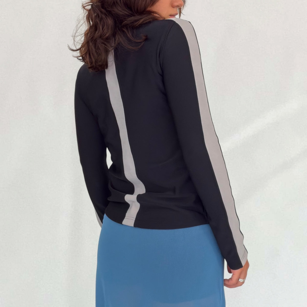 Vintage Prada navy double zip jumper – Vival Studios