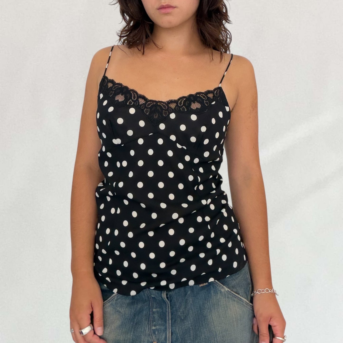 Dolce & Gabbana polka dot cami