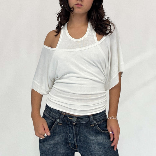 Jean Paul Gaultier double-layered top