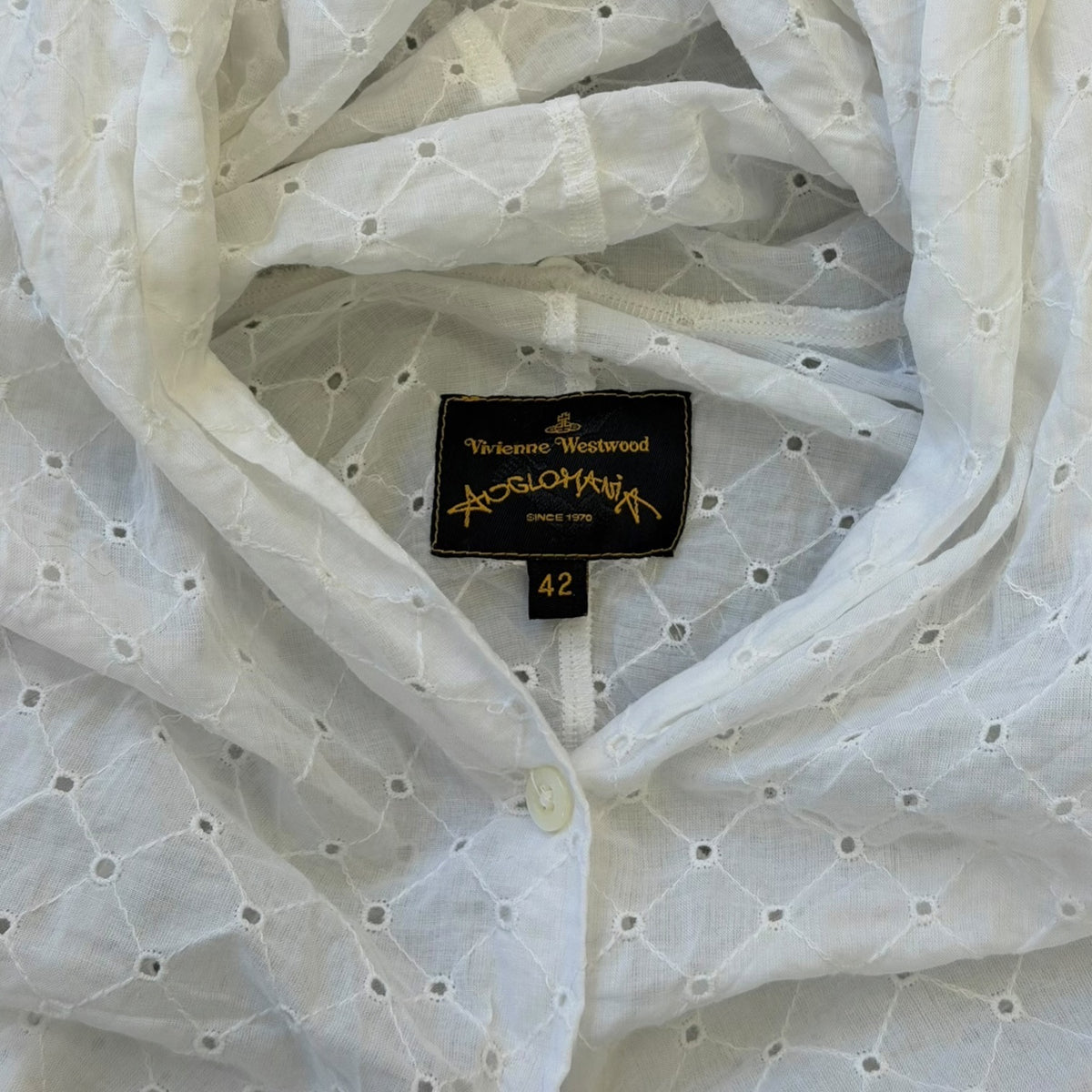 Vivienne Westwood broderie shirt