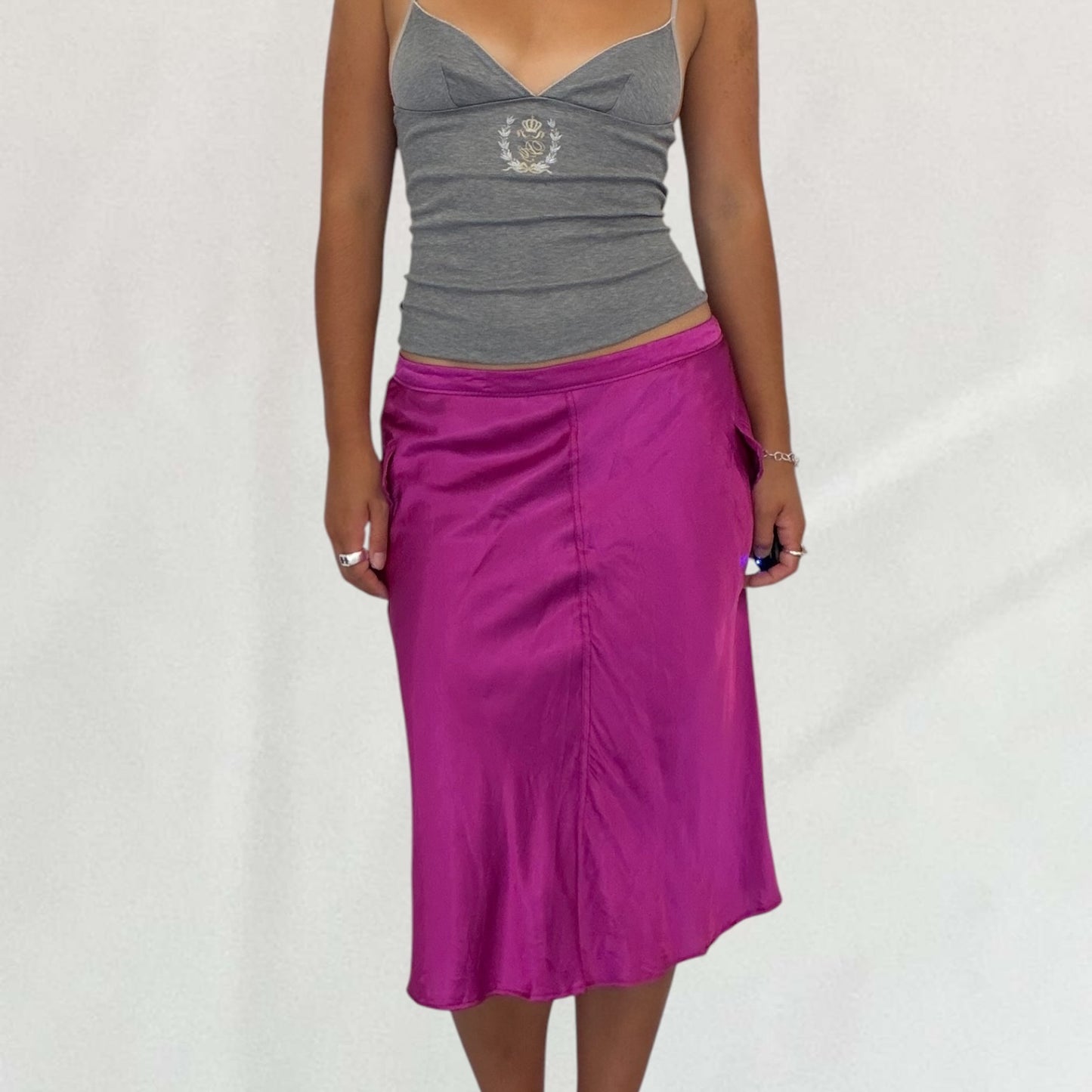 Miu Miu satin skirt