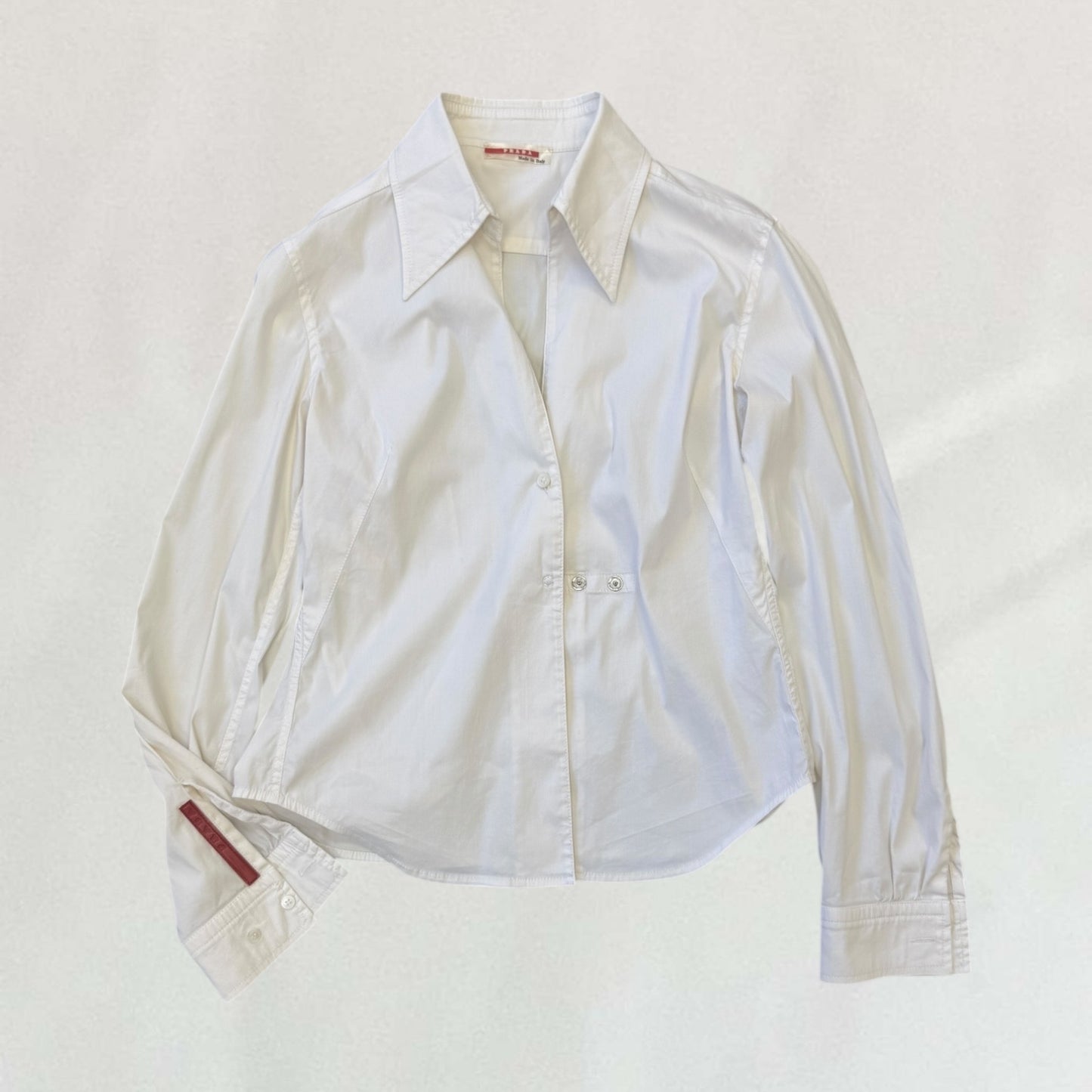 Prada wrap shirt