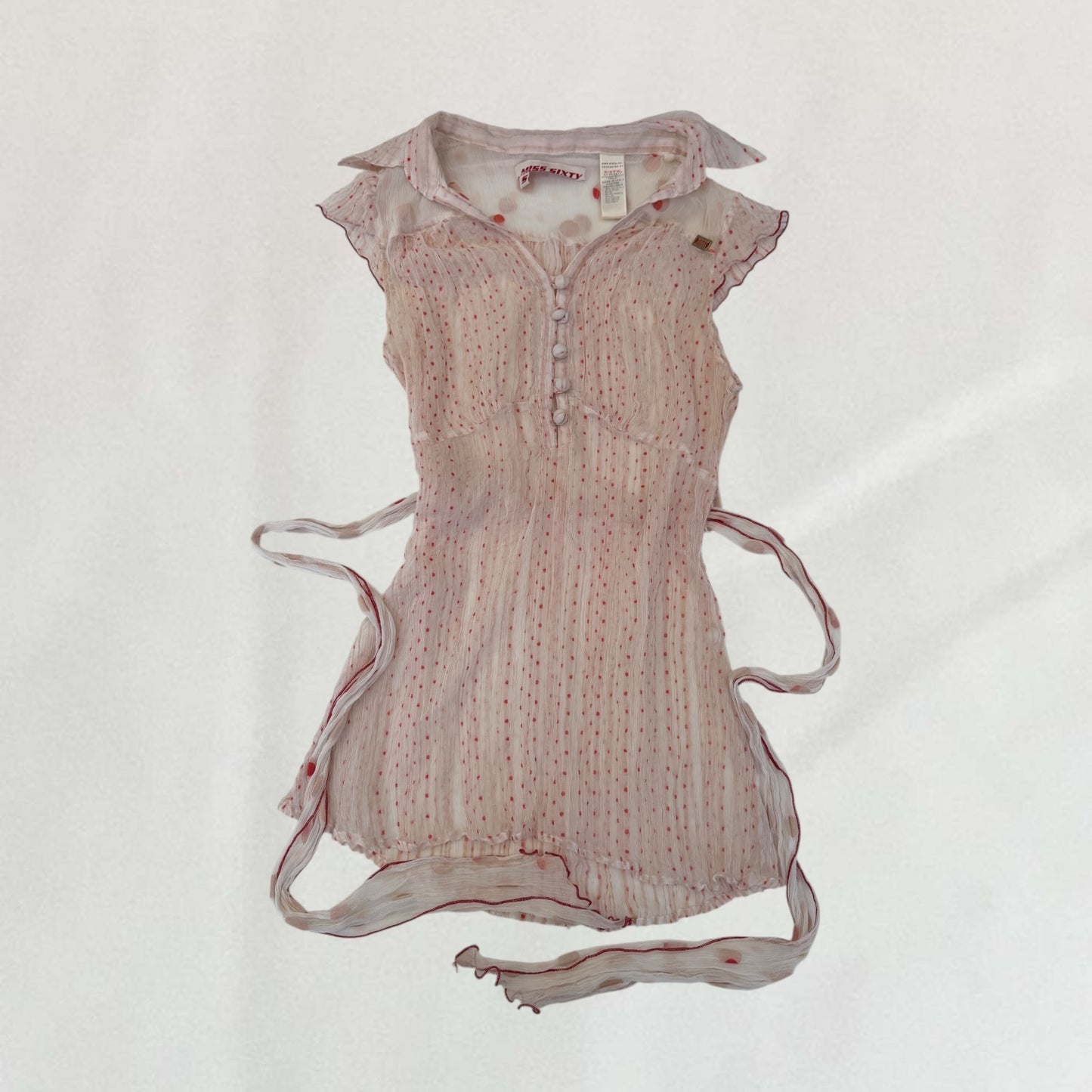 Miss Sixty polka dot vest