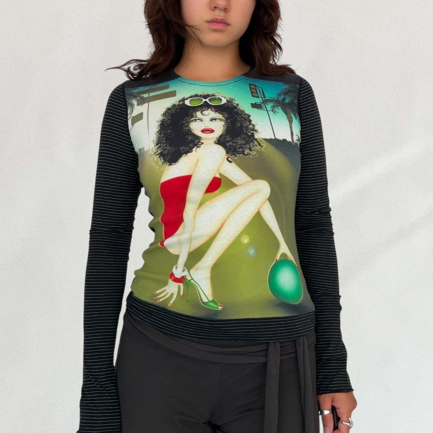 Custo Barcelona graphic print top