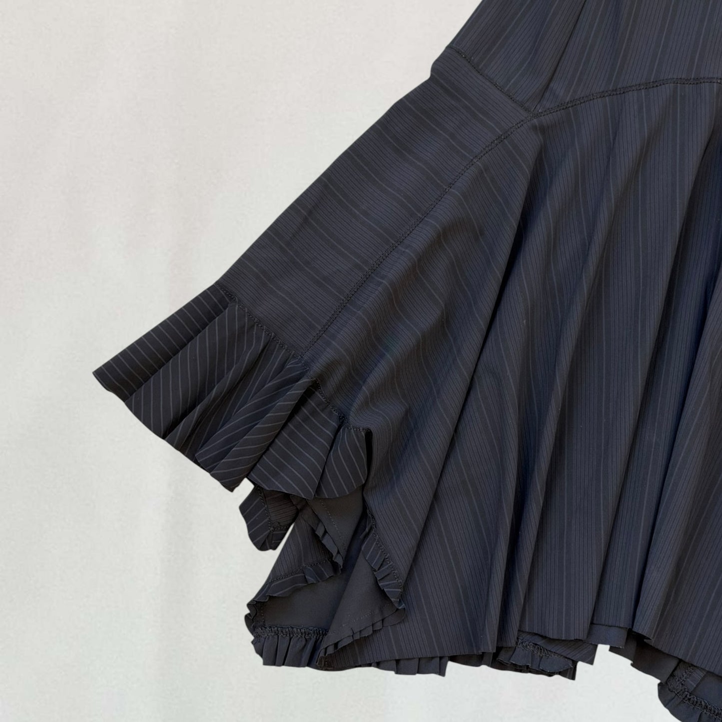 Marithé + François Girbaud pinstripe skirt