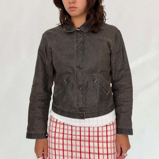 Marithé + François Girbaud button up jacket
