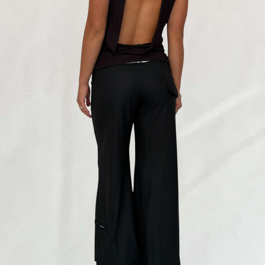 Cop Copine pouch detail trousers