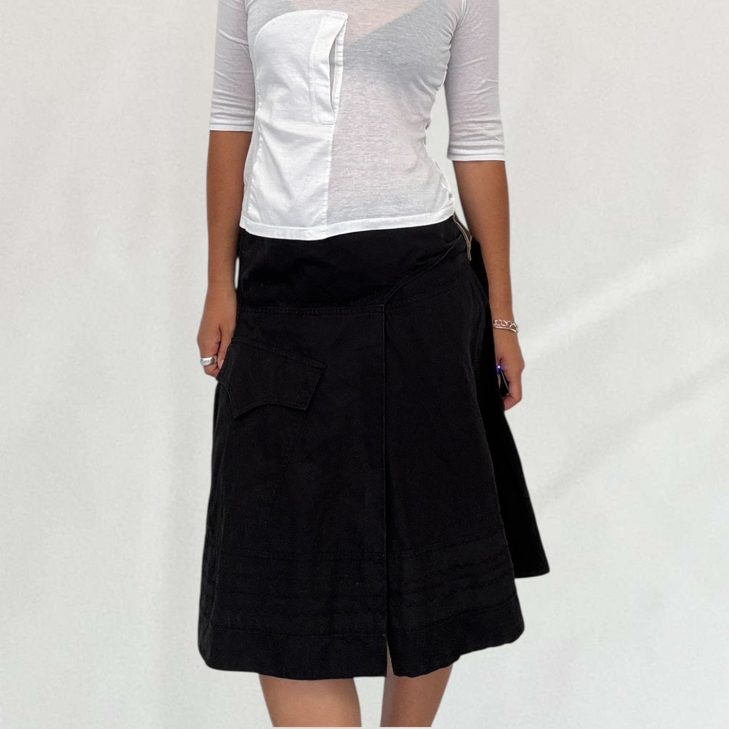 Diesel midi skirt