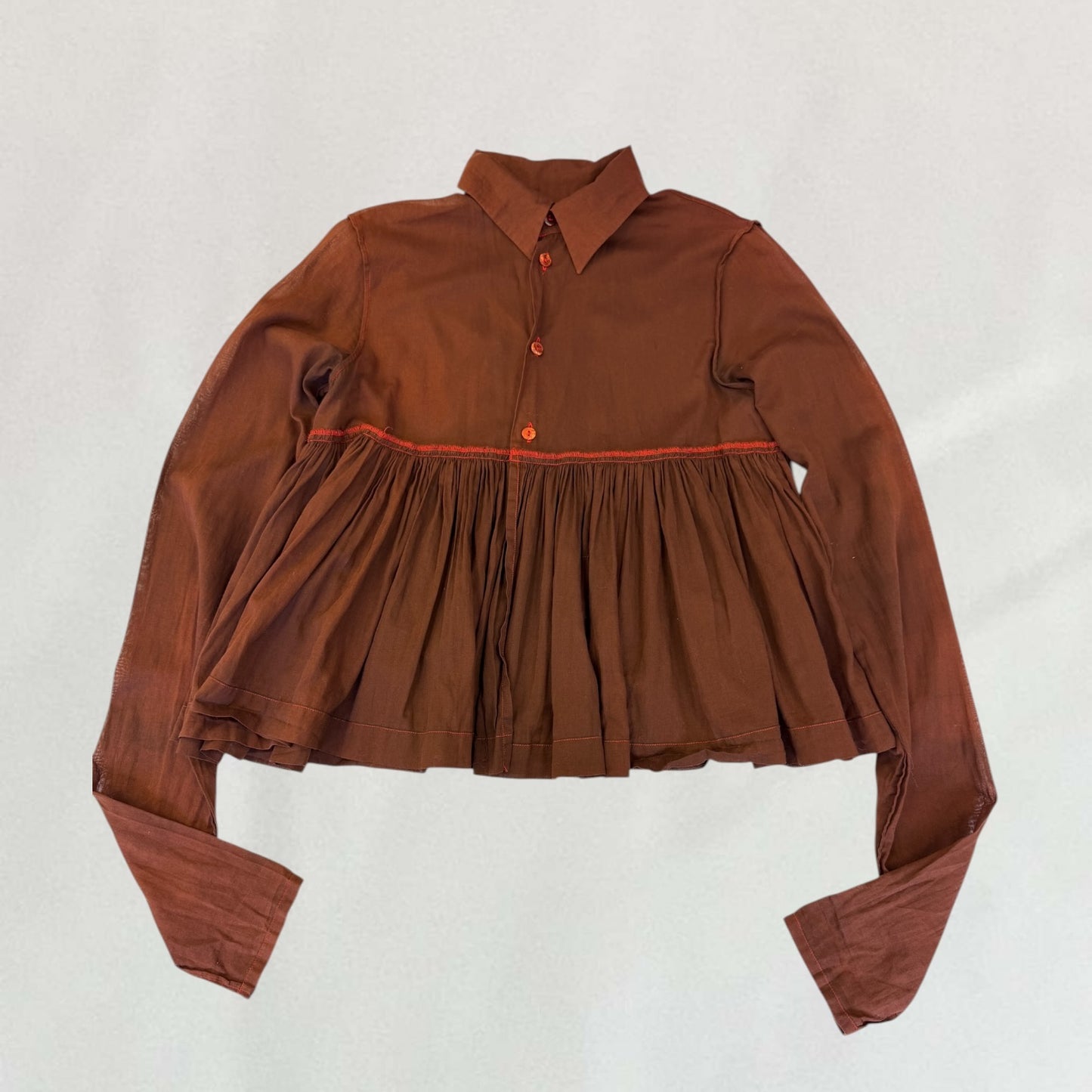 Jean Paul Gaultier ruffle shirt