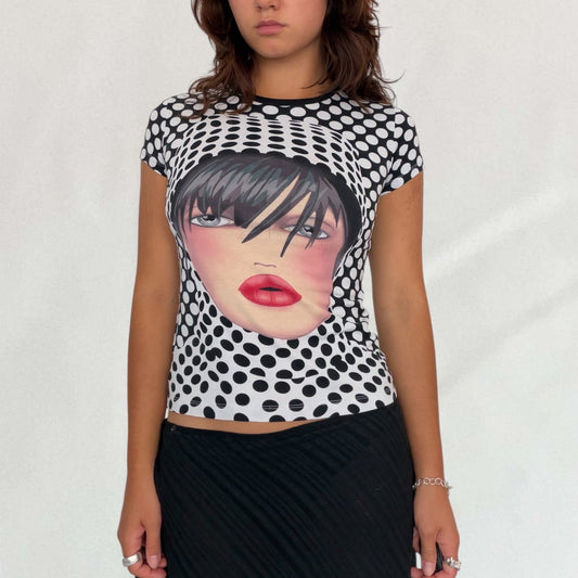 Custo Barcelona polka dot T-shirt