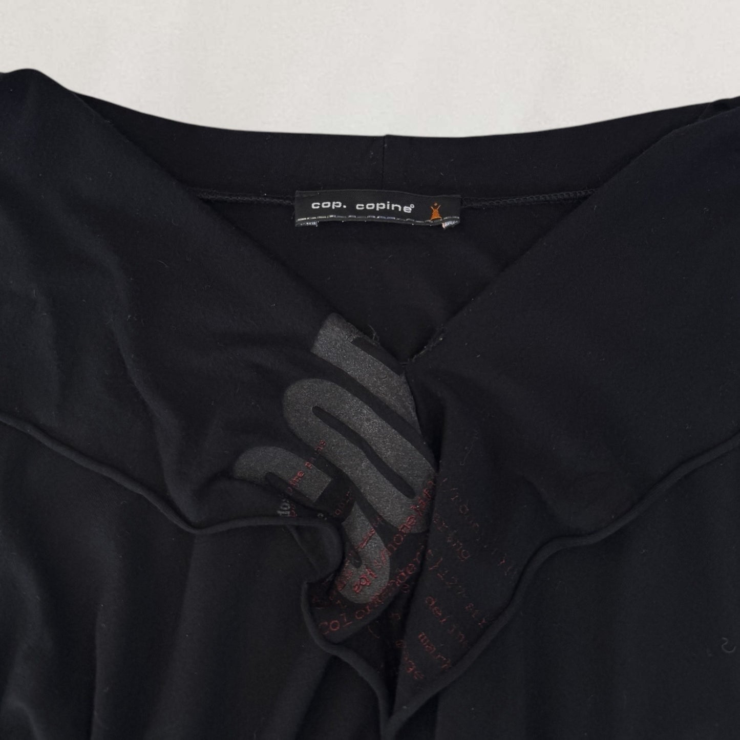 Cop Copine ruffle detail top