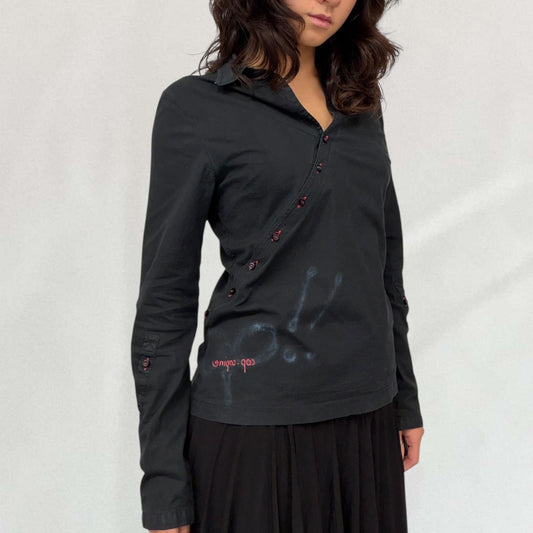 Cop Copine asymmetric shirt