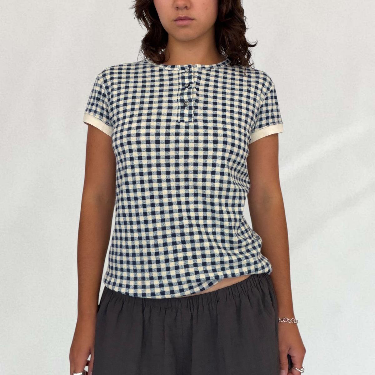 Jean Paul Gaultier gingham T-shirt