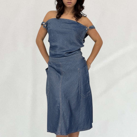 Jean Paul Gaultier dungaree dress