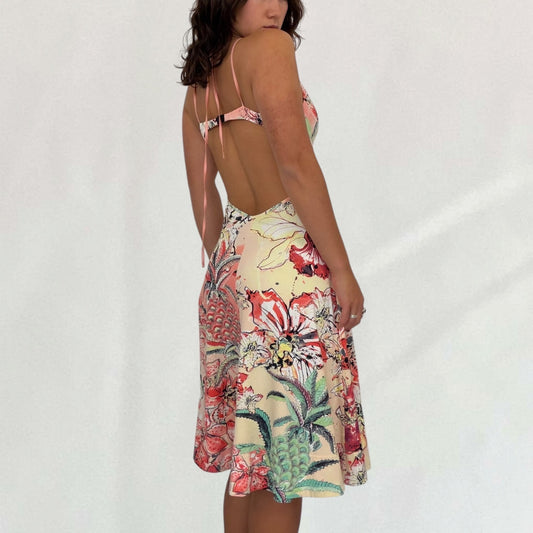 Roberto Cavalli backless dress