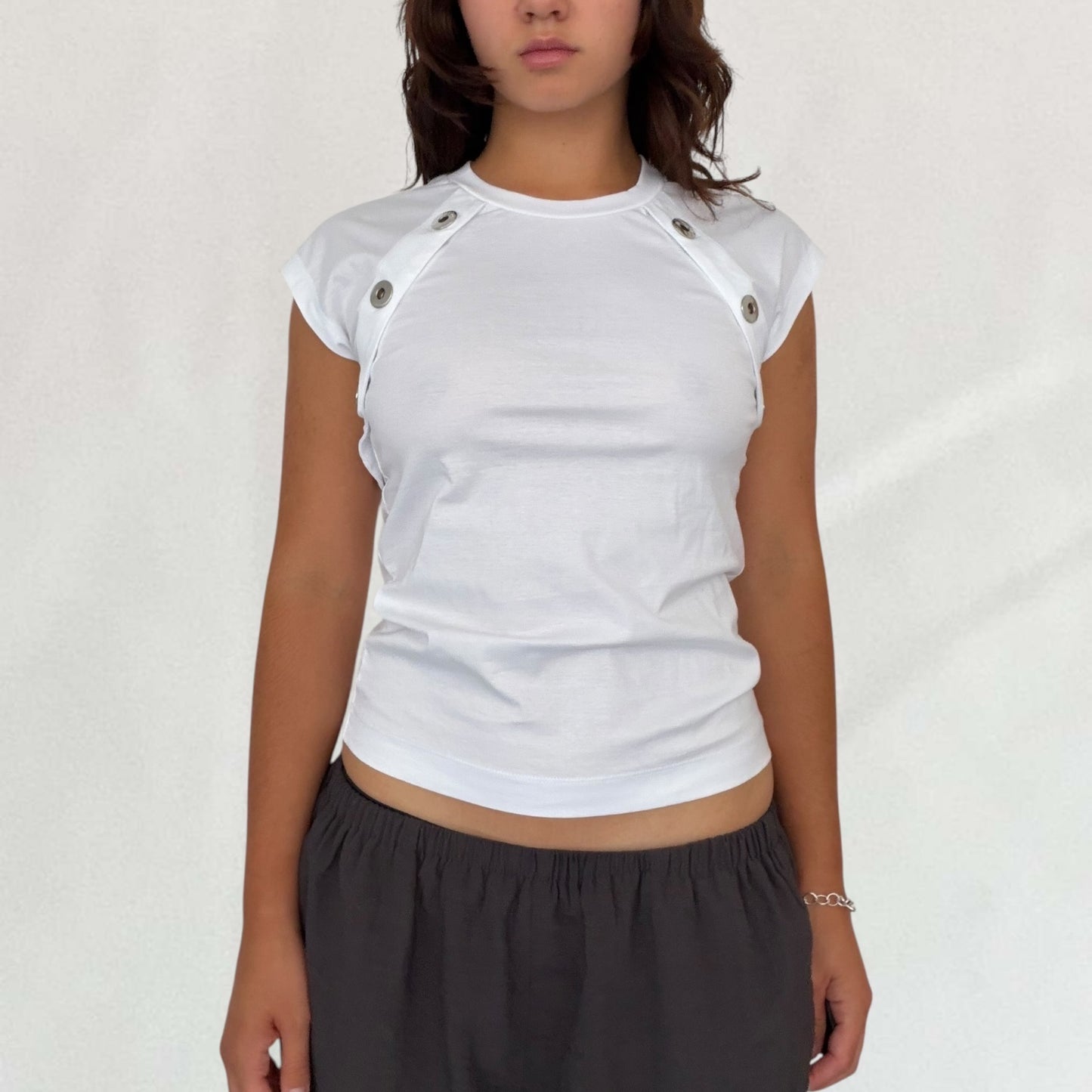 Diesel button T-shirt