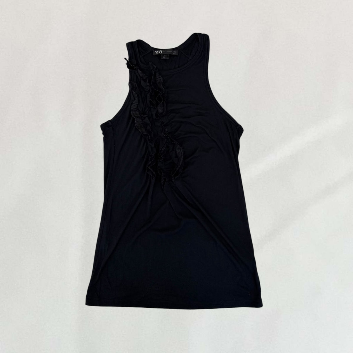 Y3 ruffle vest