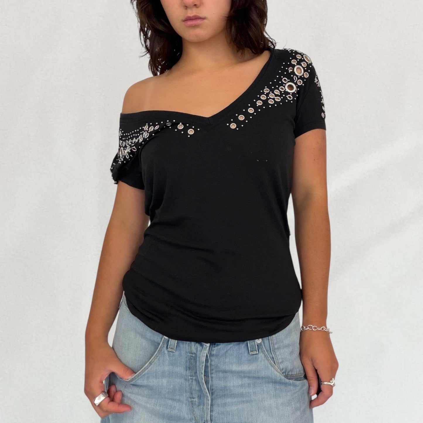 Moschino grommet T-shirt