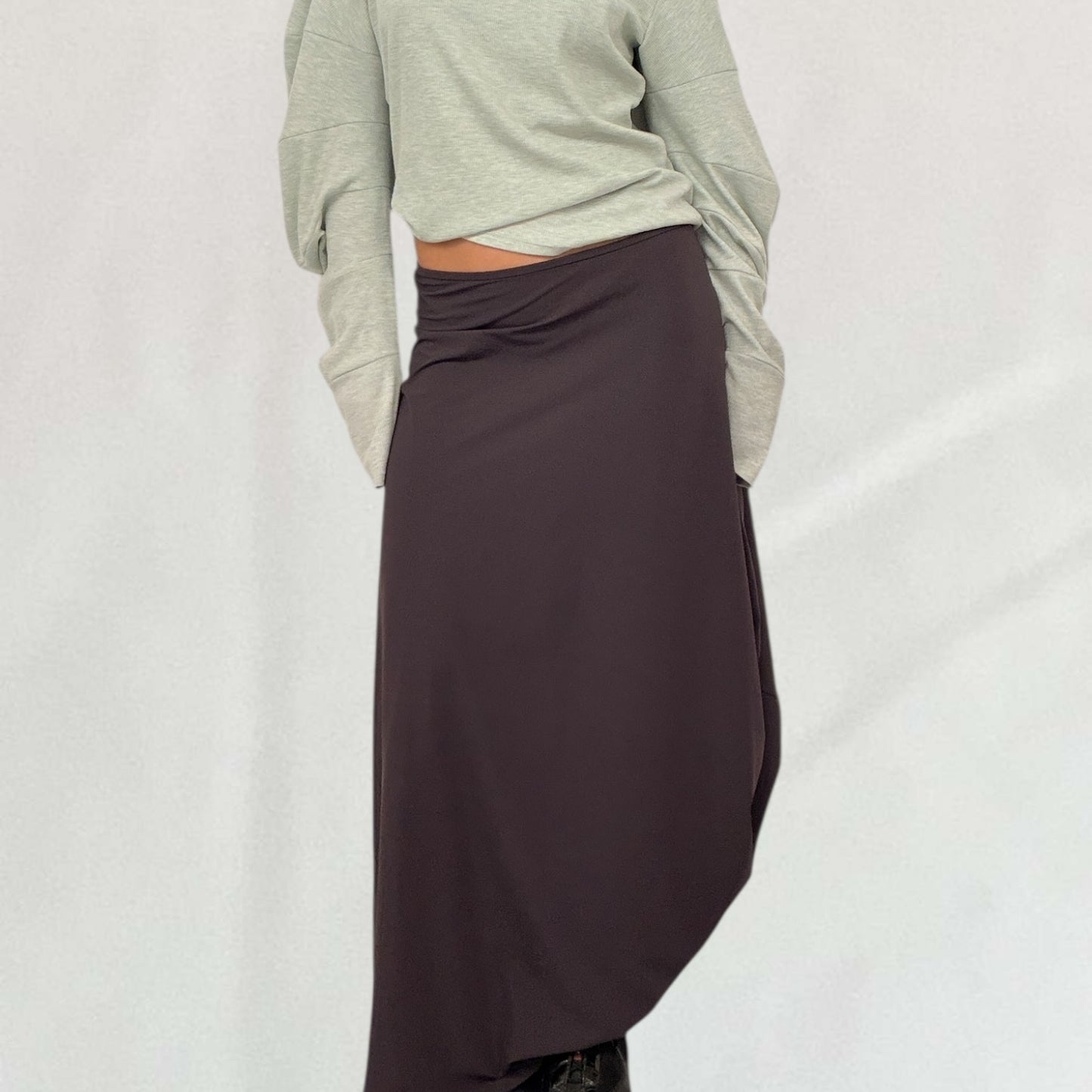 Marithé + François Girbaud asymmetric skirt