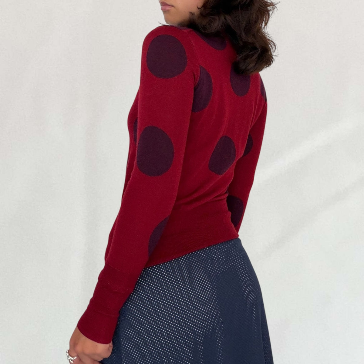 Vivienne Westwood polka dot cardigan