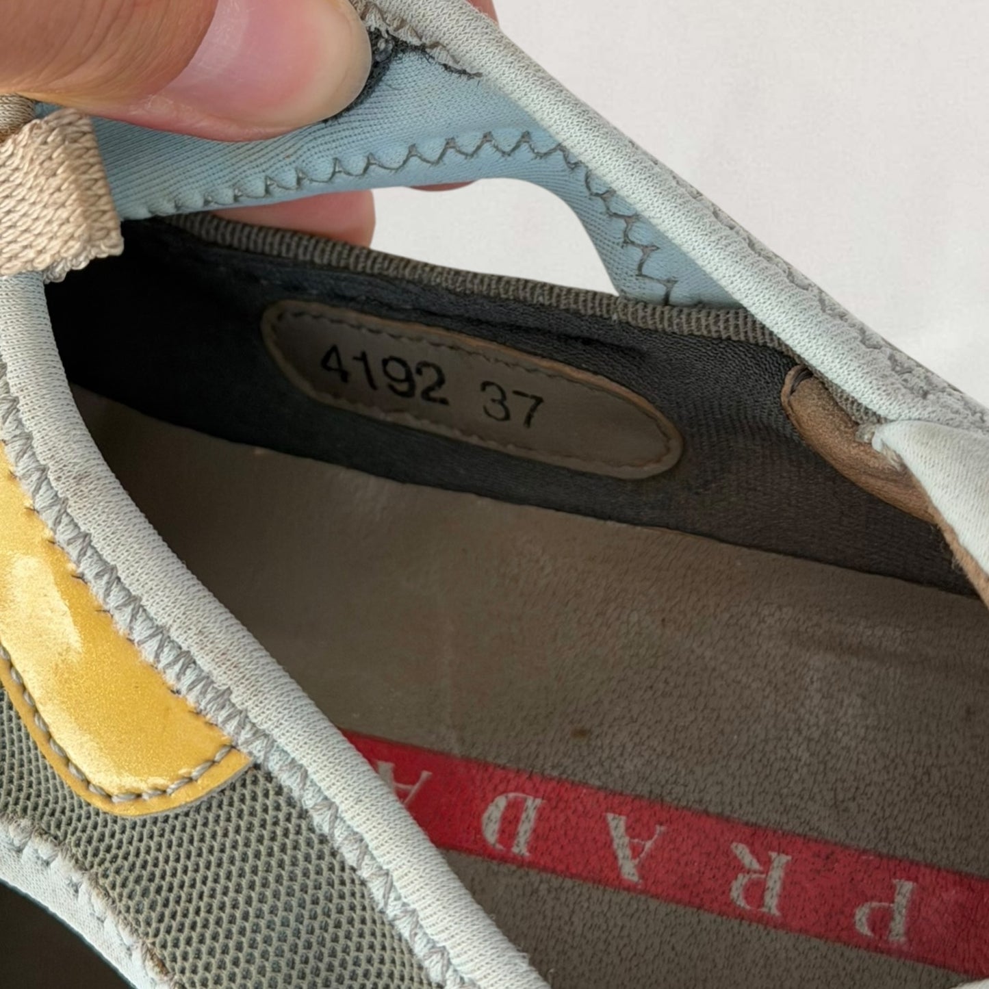 Prada slip on shoes