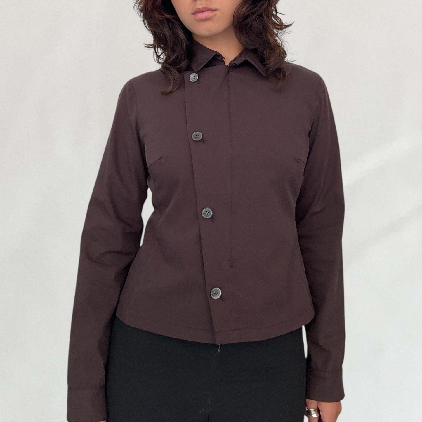 Prada asymmetric jacket
