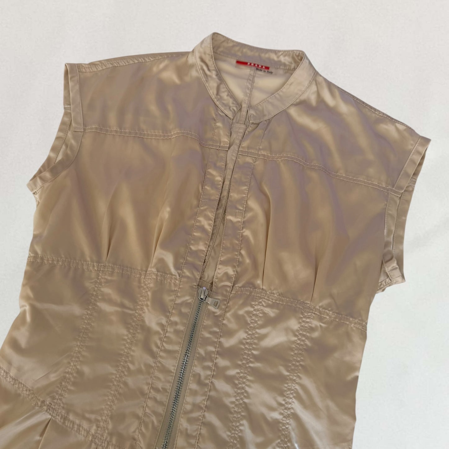 Prada satin blouse