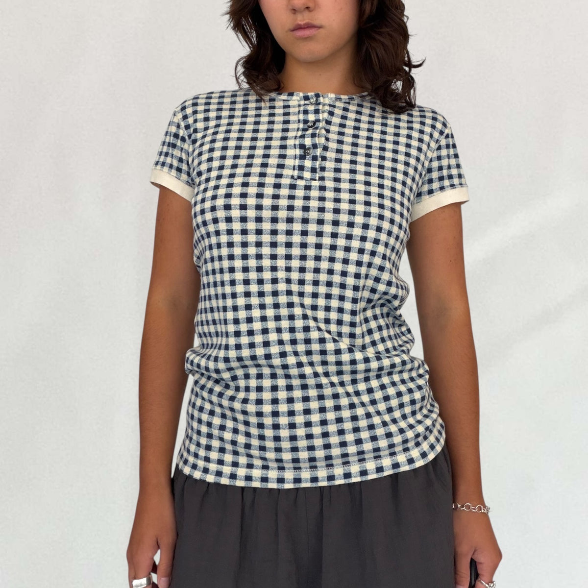 Jean Paul Gaultier gingham T-shirt