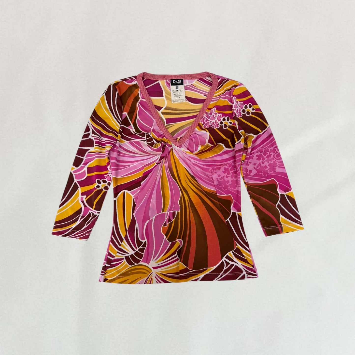 Dolce & Gabbana flower print top