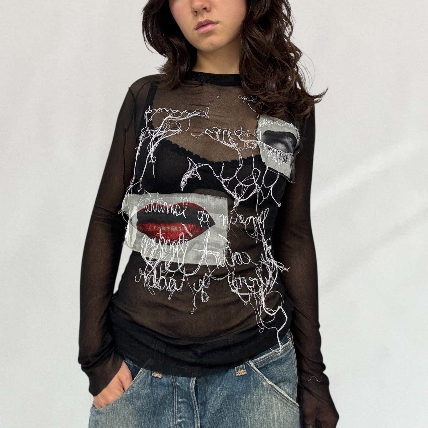 Jean Paul Gaultier mesh top