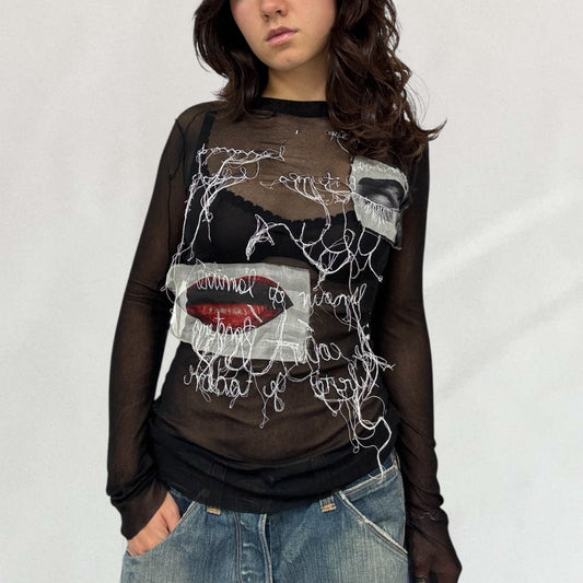 Jean Paul Gaultier mesh top