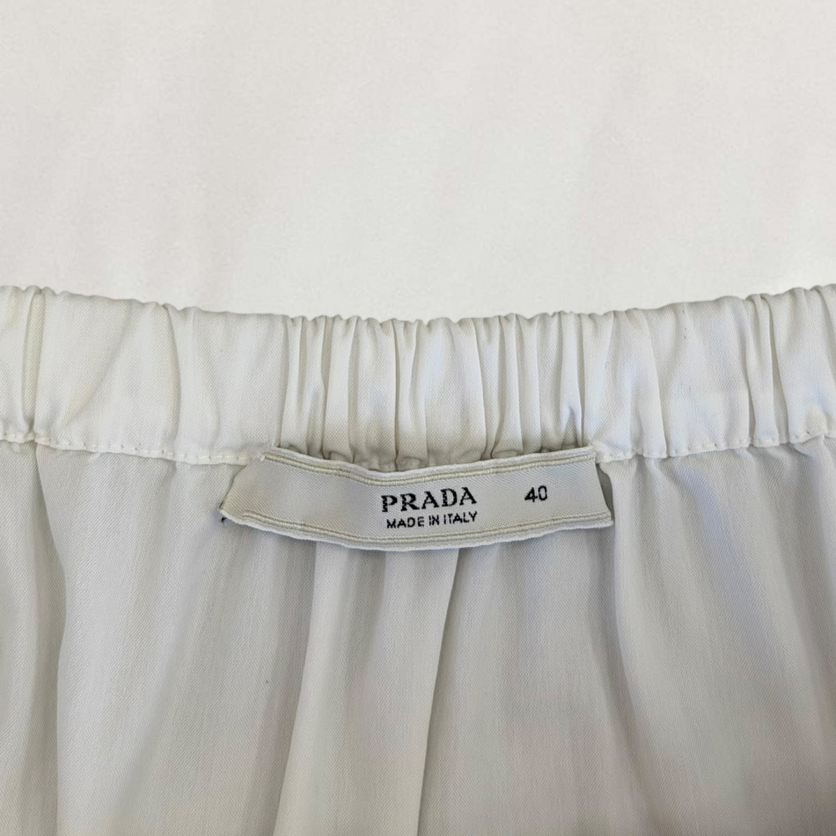 Prada ruched blouse