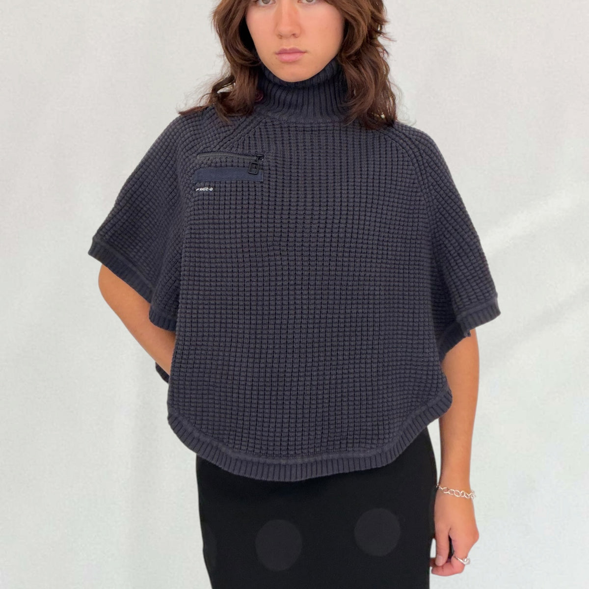 G-Star ribbed poncho