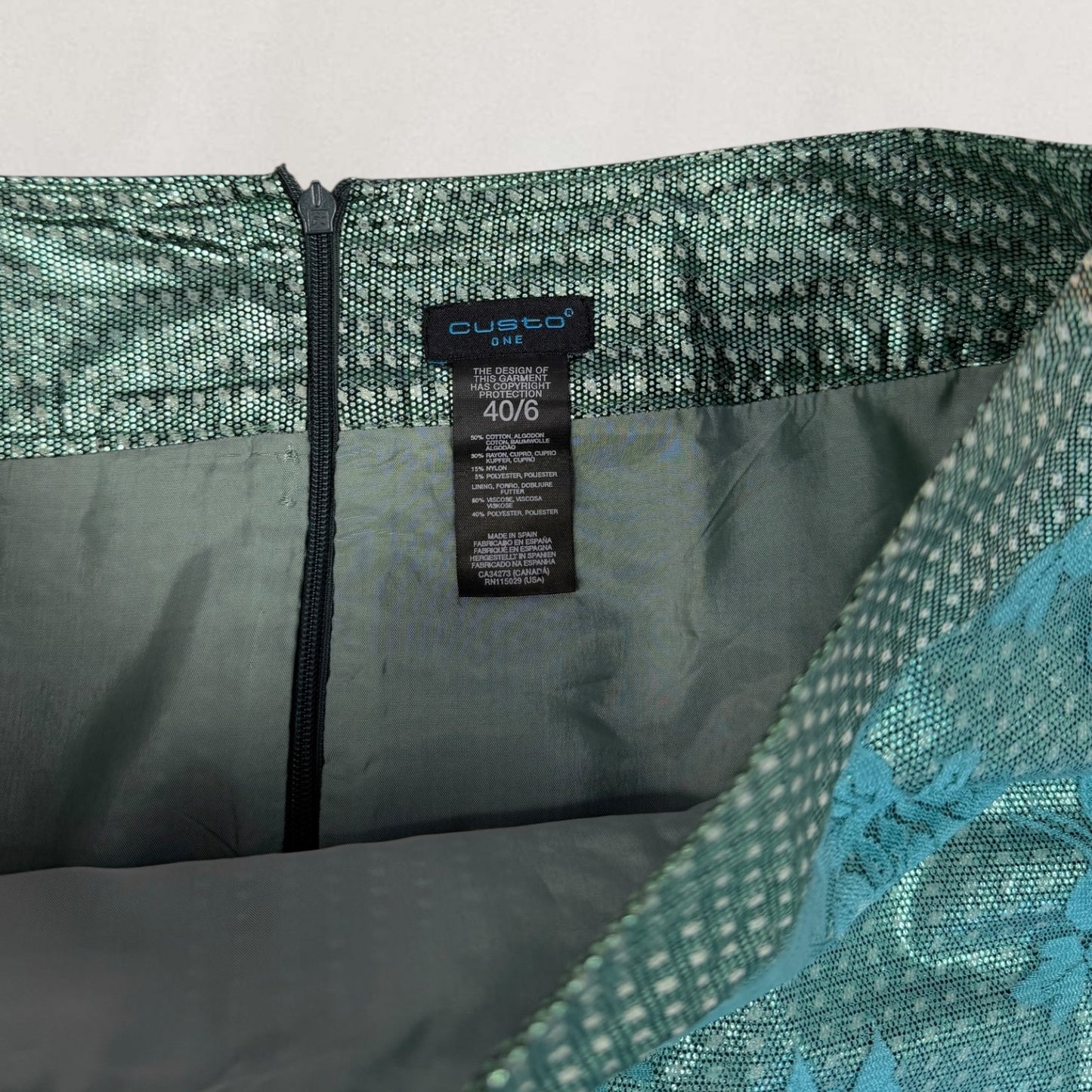 Custo Barcelona iridescent skirt