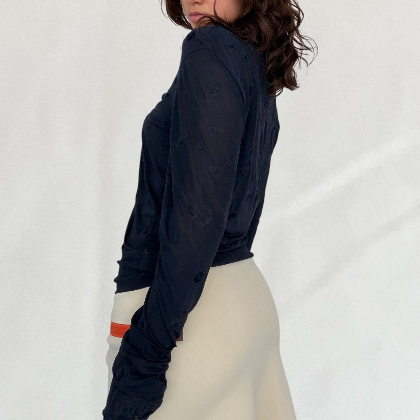 Marithé + François Girbaud embroidered cardigan