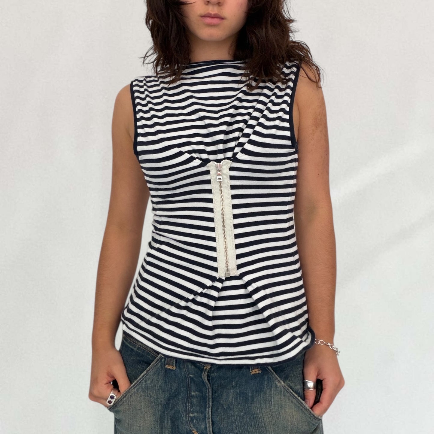 Prada striped vest