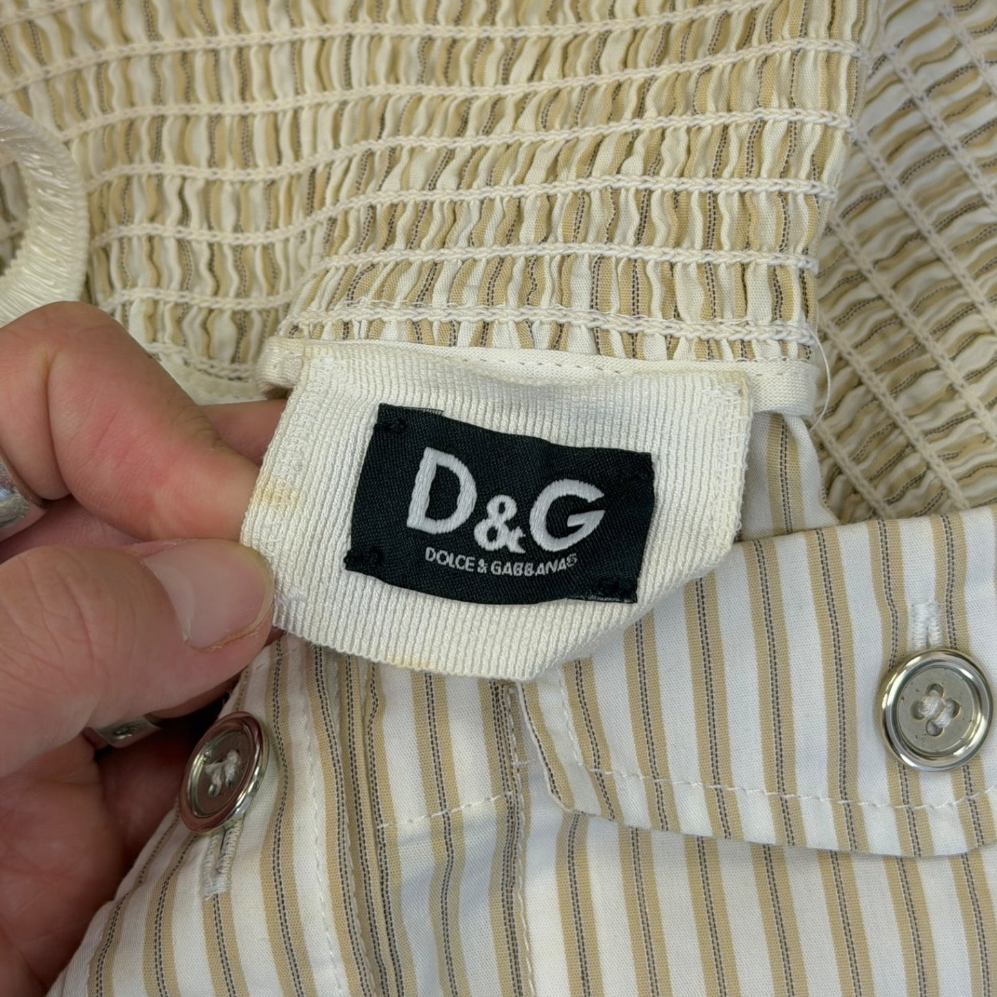 Dolce & Gabbana pinstripe corse