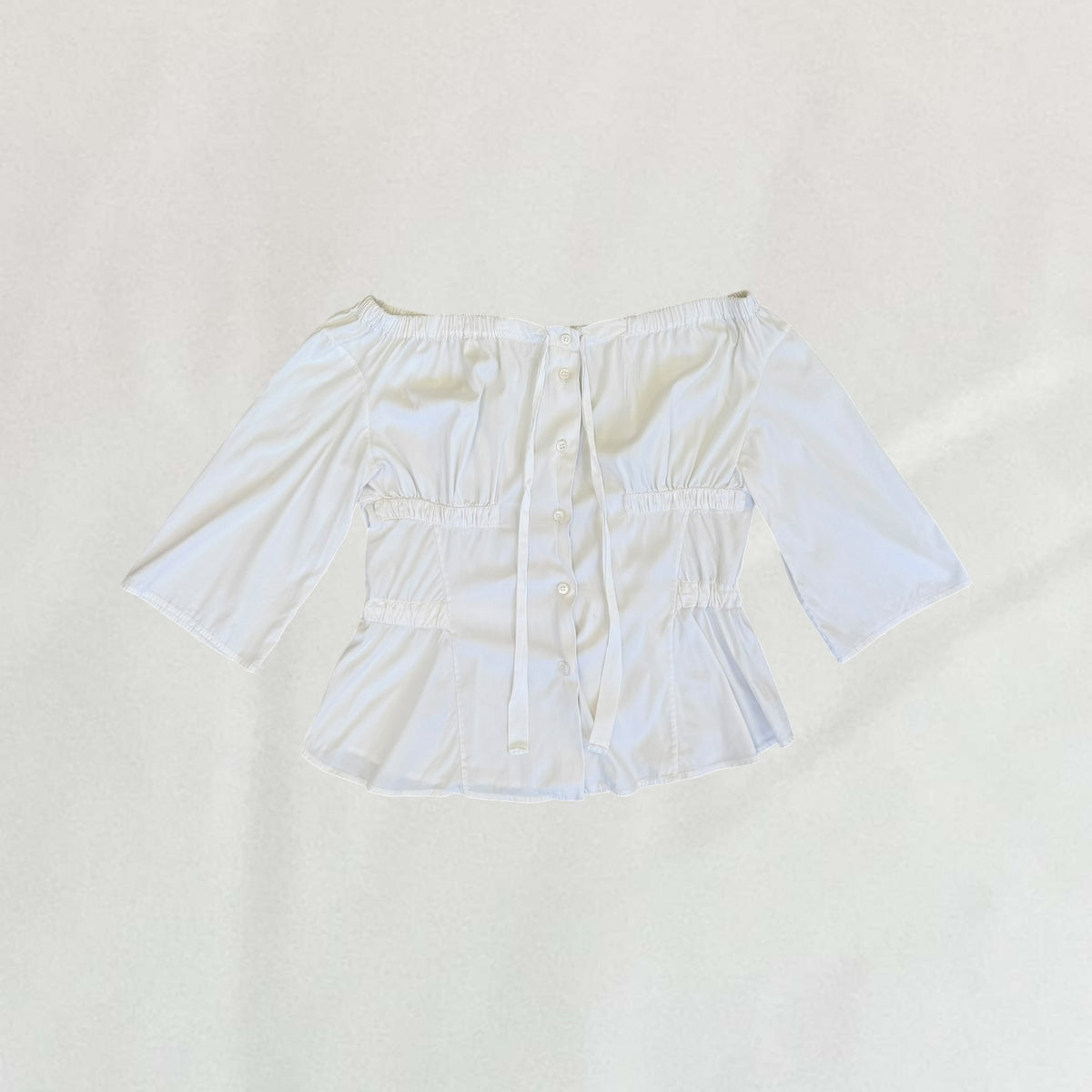 Prada ruched blouse