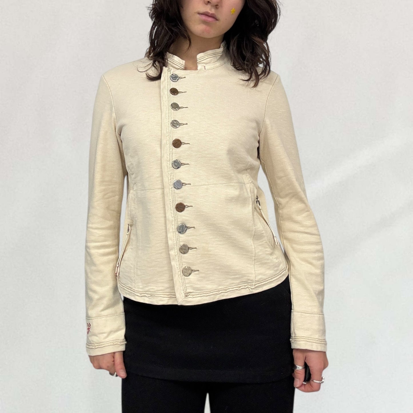 Marithé + François Girbaud asymmetric jacket