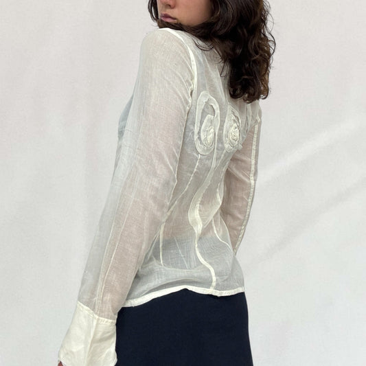 Cop Copine semi-sheer shirt