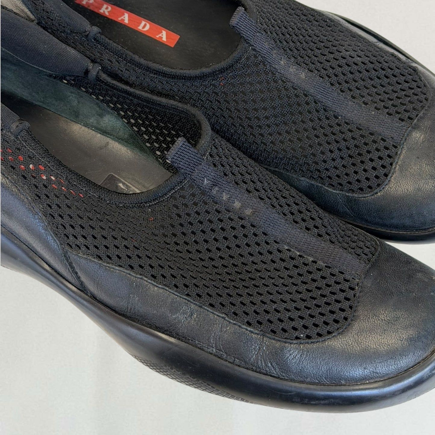 Prada netted shoes
