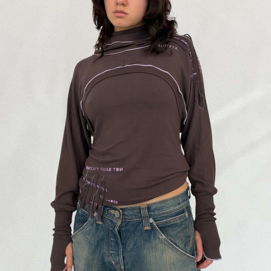Cop Copine hooded top