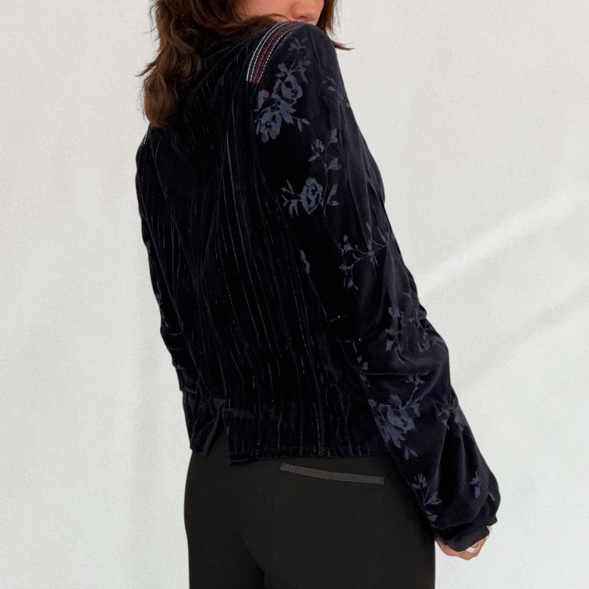 Marithé + François Girbaud velvet jacket