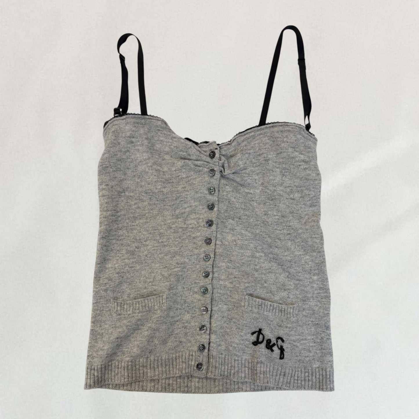 Dolce & Gabbana corset and cardigan set