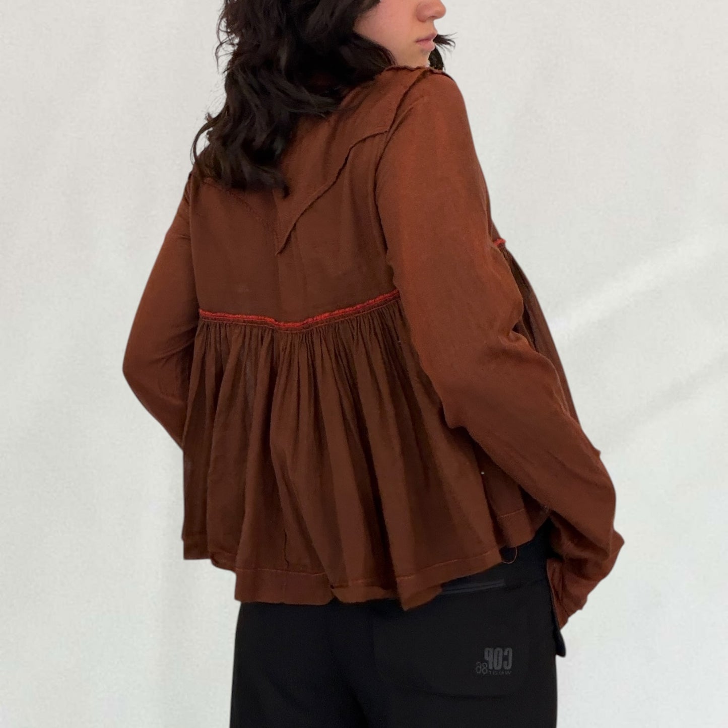 Jean Paul Gaultier ruffle shirt