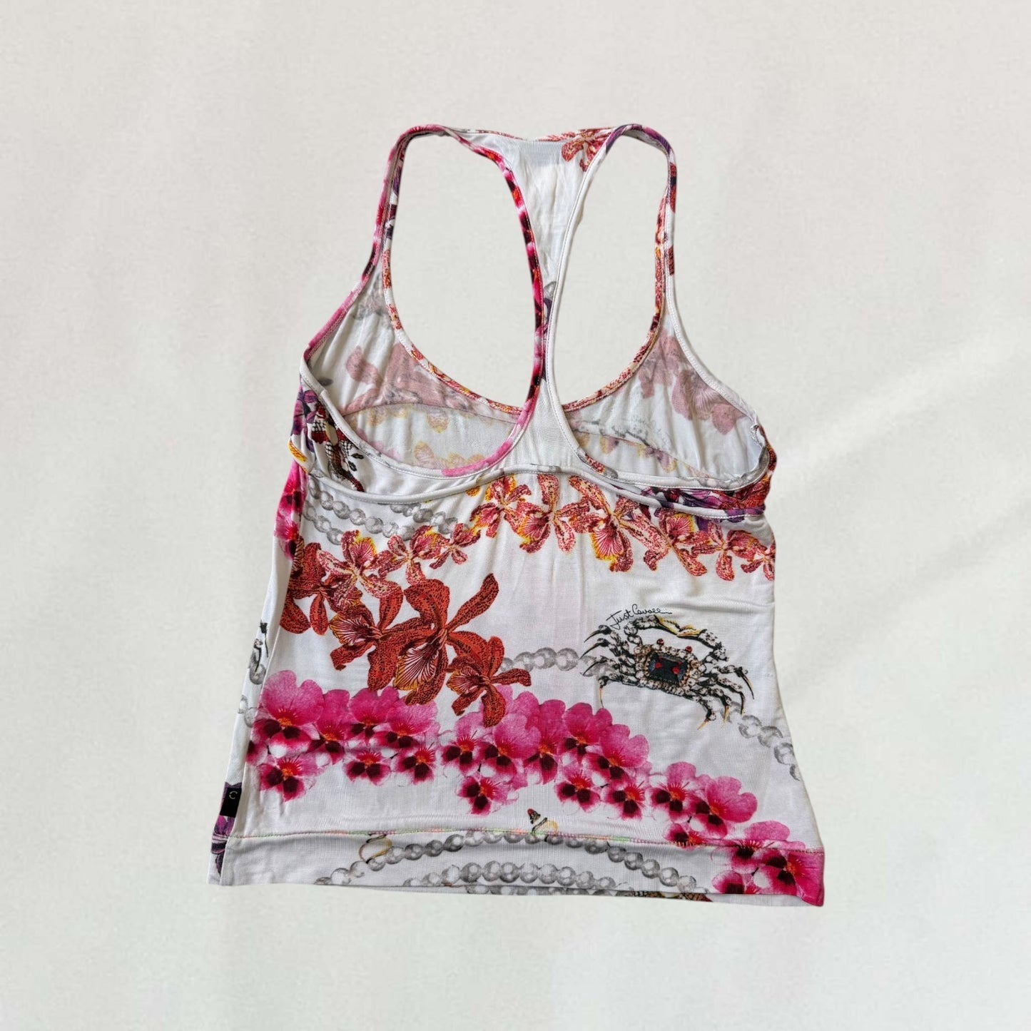 Roberto Cavalli floral vest
