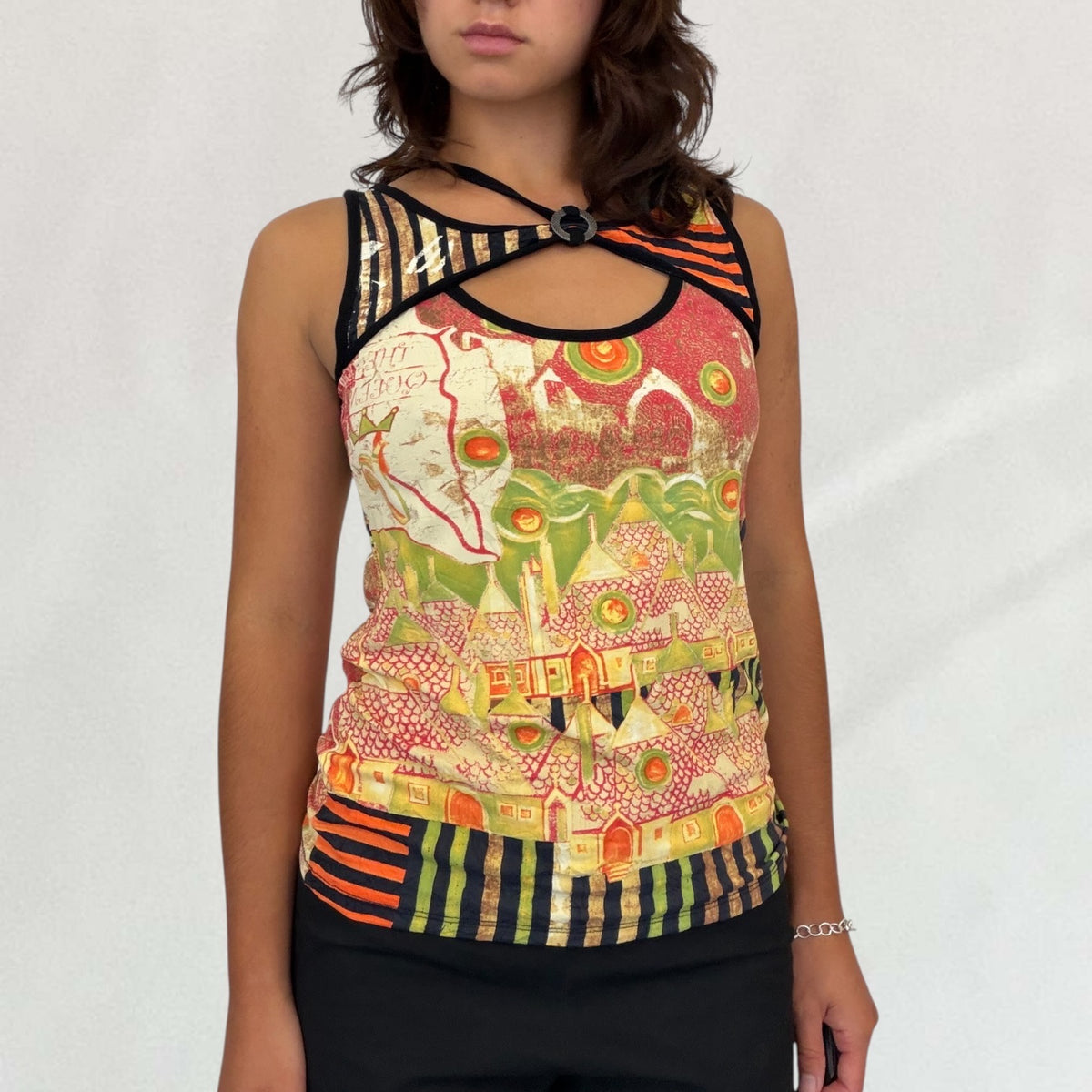 Save The Queen graphic vest