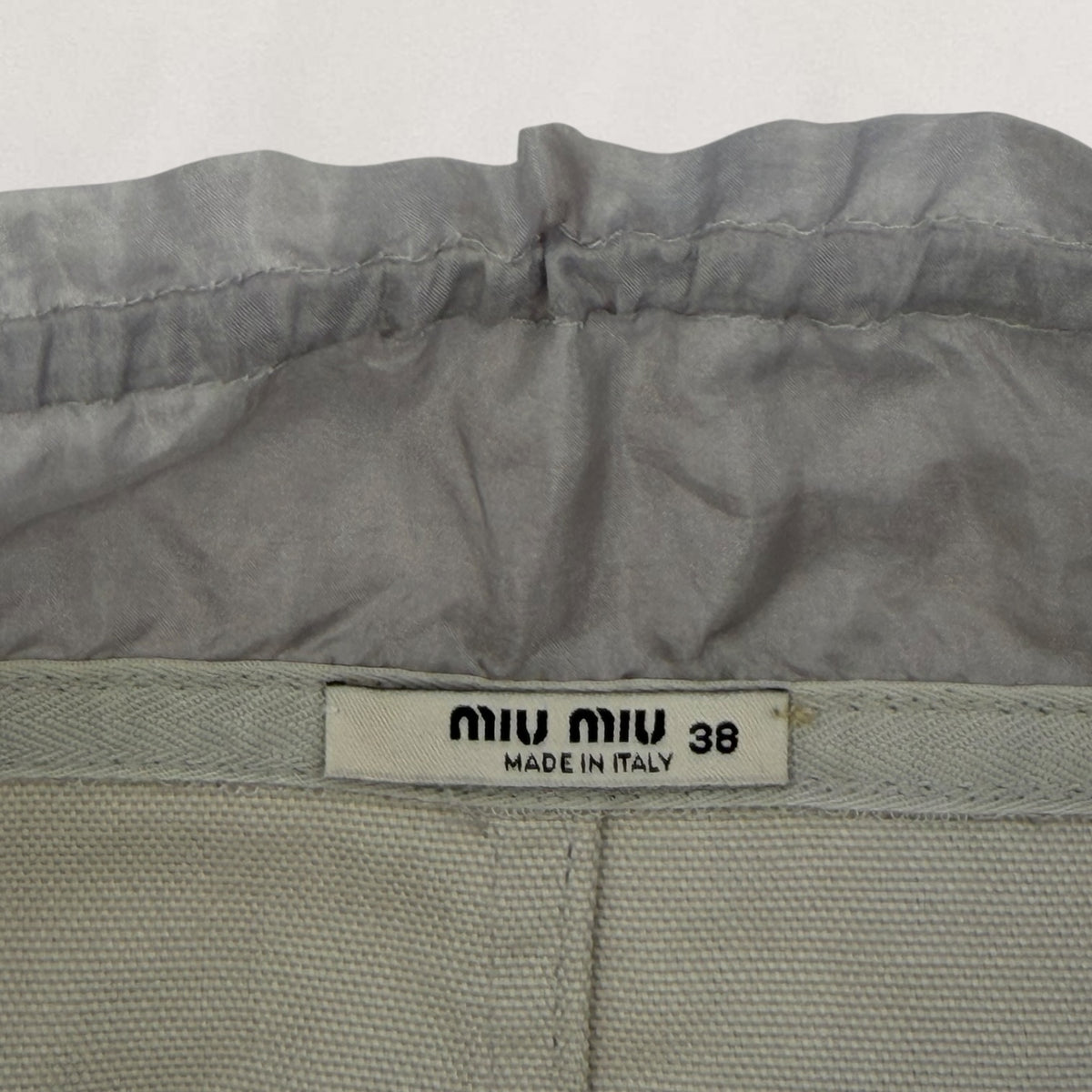 Miu Miu double layered skirt
