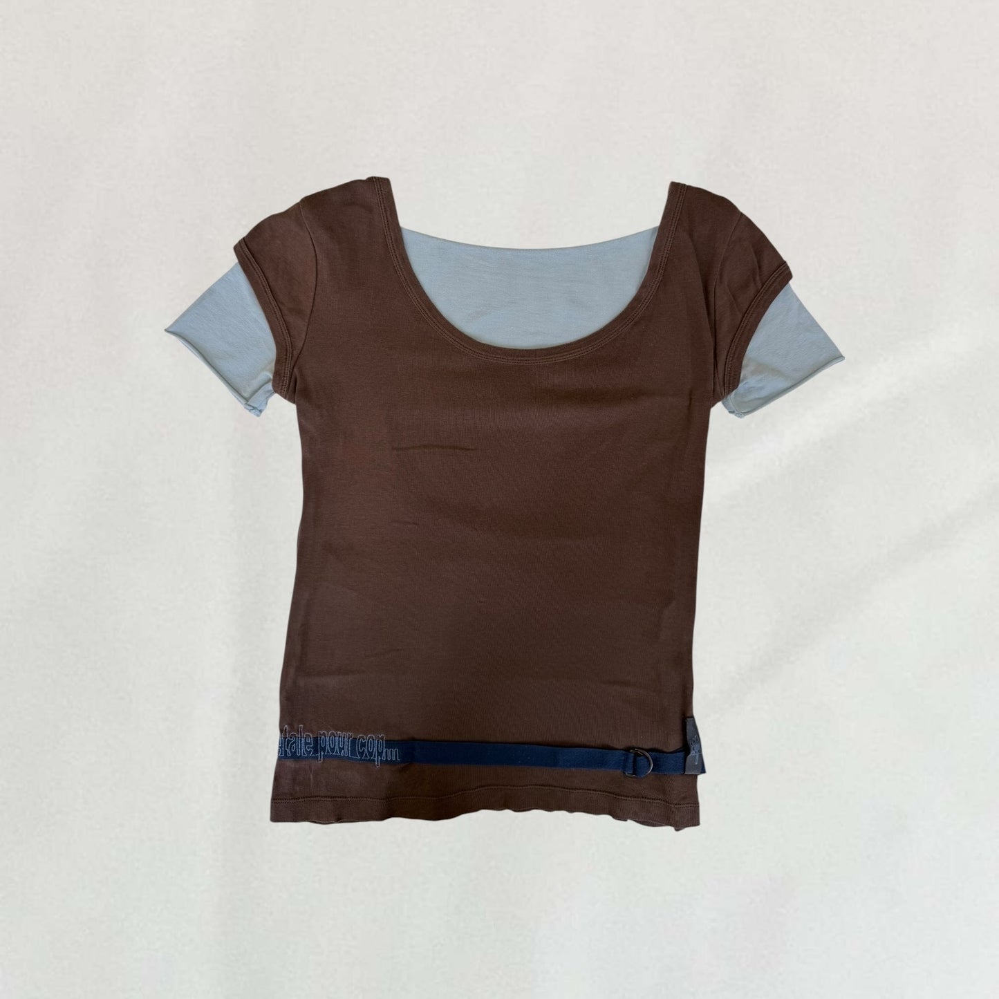 Cop Copine double layered T-shirt